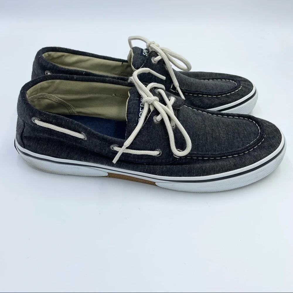 Sperry Top Slider Cloth Boat Shoes Sz 12